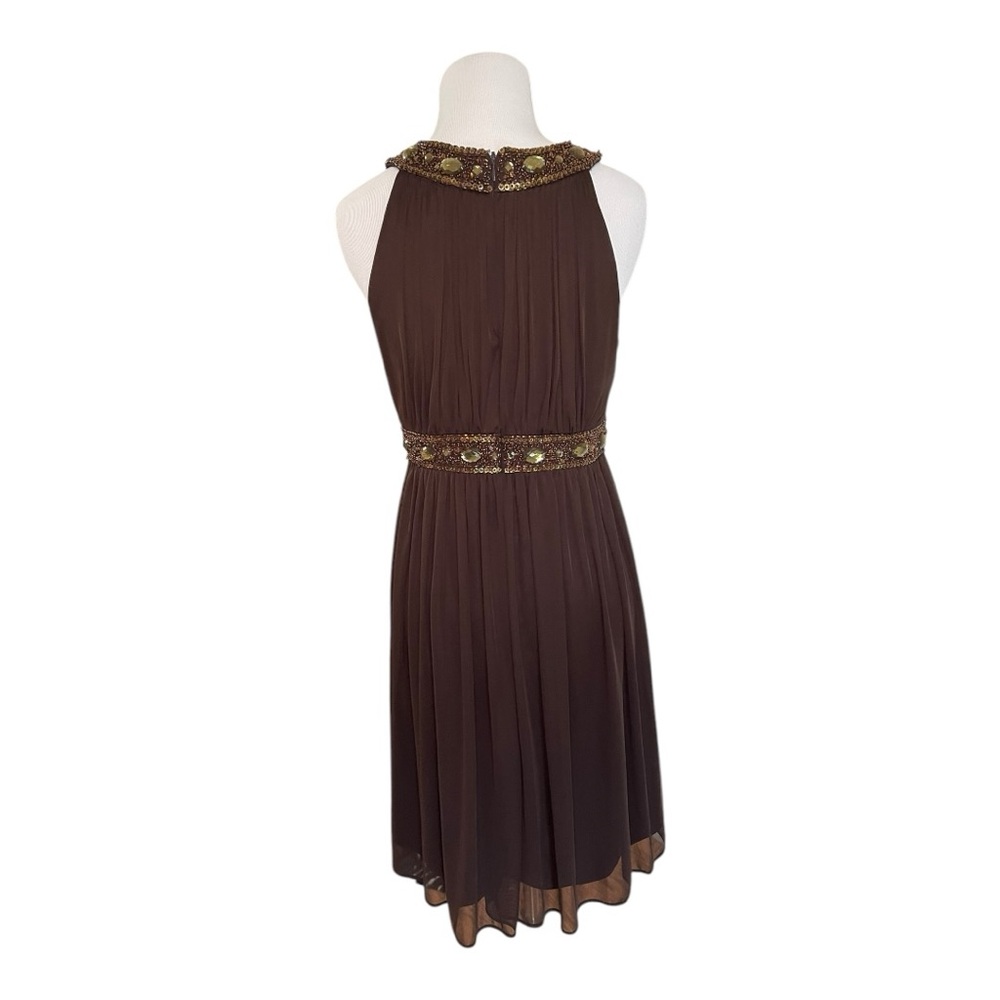 Cache Brown Embellished Dress - Picture 4 of 8